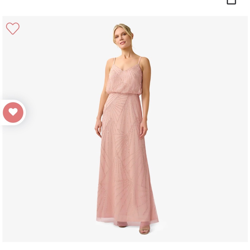 Adrianna Pappell Hand beaded dress